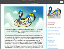 Tablet Screenshot of lincargentina.com